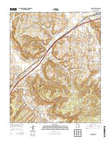 Manuelito 2013 topographic map thumbnail