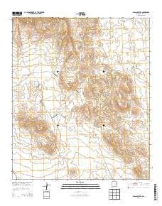 Massacre Peak 2013 topographic map thumbnail