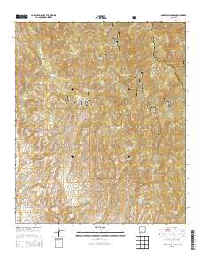 Maverick Mountain 2013 topographic map thumbnail