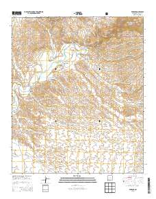 Redrock 2013 topographic map thumbnail