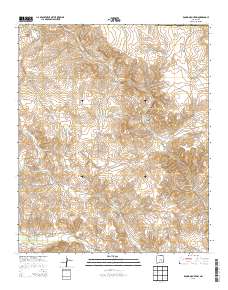 Round Mountain 2013 topographic map thumbnail
