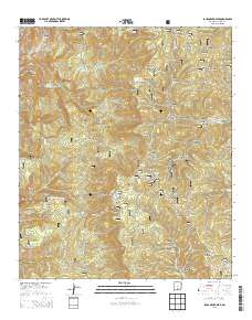 Sacramento Peak 2013 topographic map thumbnail