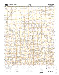Salinas Peak NW 2013 topographic map thumbnail