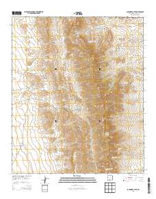 San Andres Peak 2013 topographic map thumbnail