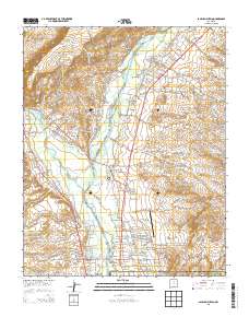 San Juan Pueblo 2013 topographic map thumbnail