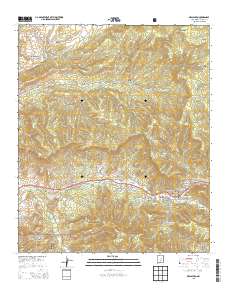 Mescalero 2013 topographic map thumbnail