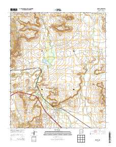 Mesita 2013 topographic map thumbnail