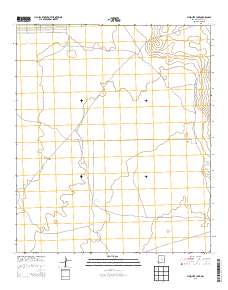 Mesquite Lake 2013 topographic map thumbnail