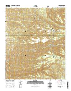 Middle Mesa 2013 topographic map thumbnail
