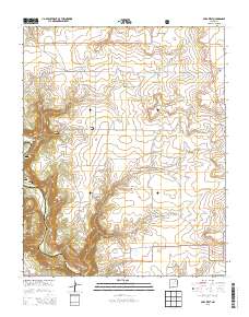 Mills West 2013 topographic map thumbnail