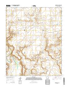 Minese Mesa 2013 topographic map thumbnail
