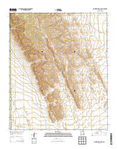 Mockingbird Gap SE 2013 topographic map thumbnail