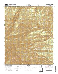 Mogollon Baldy Peak 2013 topographic map thumbnail