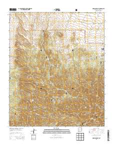 Monica Saddle 2013 topographic map thumbnail
