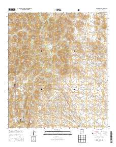 Mount Baldy 2013 topographic map thumbnail