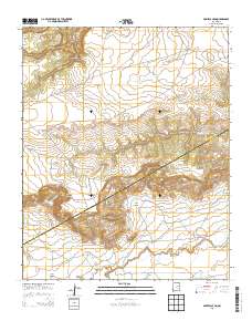 Muniz Canyon 2013 topographic map thumbnail
