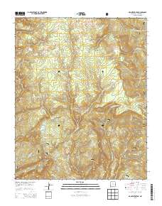 Nacimiento Peak 2013 topographic map thumbnail