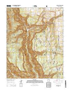 Navajo Peak 2013 topographic map thumbnail