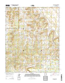 Nicoll Lake 2013 topographic map thumbnail