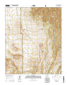 Oak Peak 2013 topographic map thumbnail