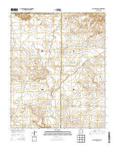 Ojo Encino Mesa 2013 topographic map thumbnail