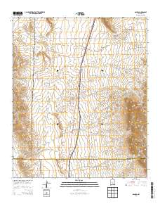 Oscura 2013 topographic map thumbnail