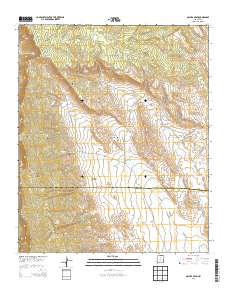 Oscura Peak 2013 topographic map thumbnail