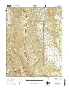 Osha Mountain 2013 topographic map thumbnail