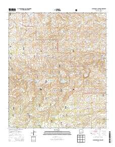 Packsaddle Canyon 2013 topographic map thumbnail