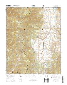Palo Flechado Pass 2013 topographic map thumbnail