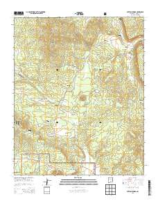 Paxton Springs 2013 topographic map thumbnail