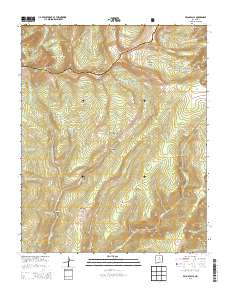 Pecos Falls 2013 topographic map thumbnail