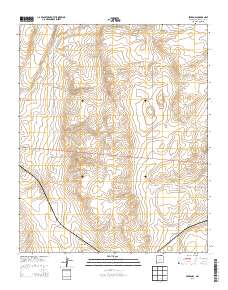 Pedernal 2013 topographic map thumbnail