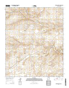 Pedernal Arroyo 2013 topographic map thumbnail