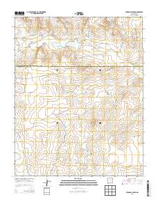 Pedernal Creek 2013 topographic map thumbnail