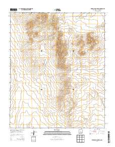Pedernal Mountain 2013 topographic map thumbnail
