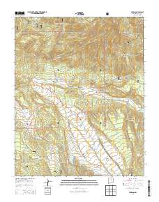 Penasco 2013 topographic map thumbnail