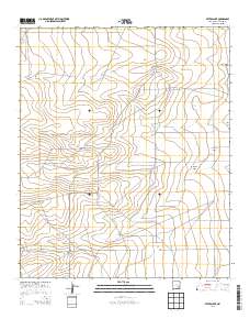 Peters Lake 2013 topographic map thumbnail