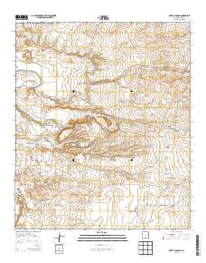 Pierce Canyon 2013 topographic map thumbnail