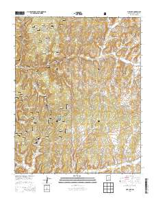 Pine Lake 2013 topographic map thumbnail