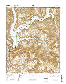 Navajo Dam 2013 topographic map thumbnail