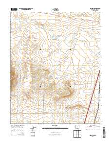 Pinon Hills 2013 topographic map thumbnail