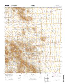 Playas Peak 2013 topographic map thumbnail
