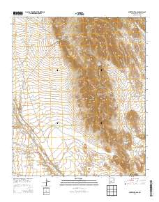 Puertecito Gap 2013 topographic map thumbnail