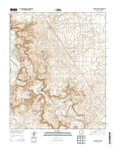 Puerto De Luna 2013 topographic map thumbnail
