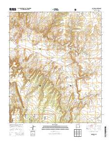 Quemado 2013 topographic map thumbnail