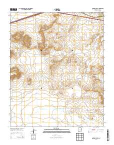 Quemado Hills 2013 topographic map thumbnail