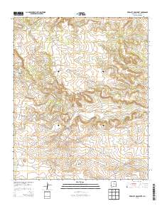 Red Bluff Draw West 2013 topographic map thumbnail