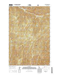 Liz Butte 2013 topographic map thumbnail