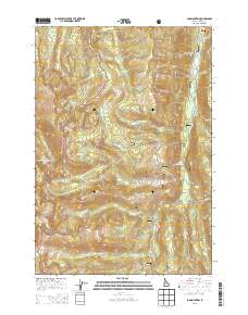 Log Mountain 2013 topographic map thumbnail